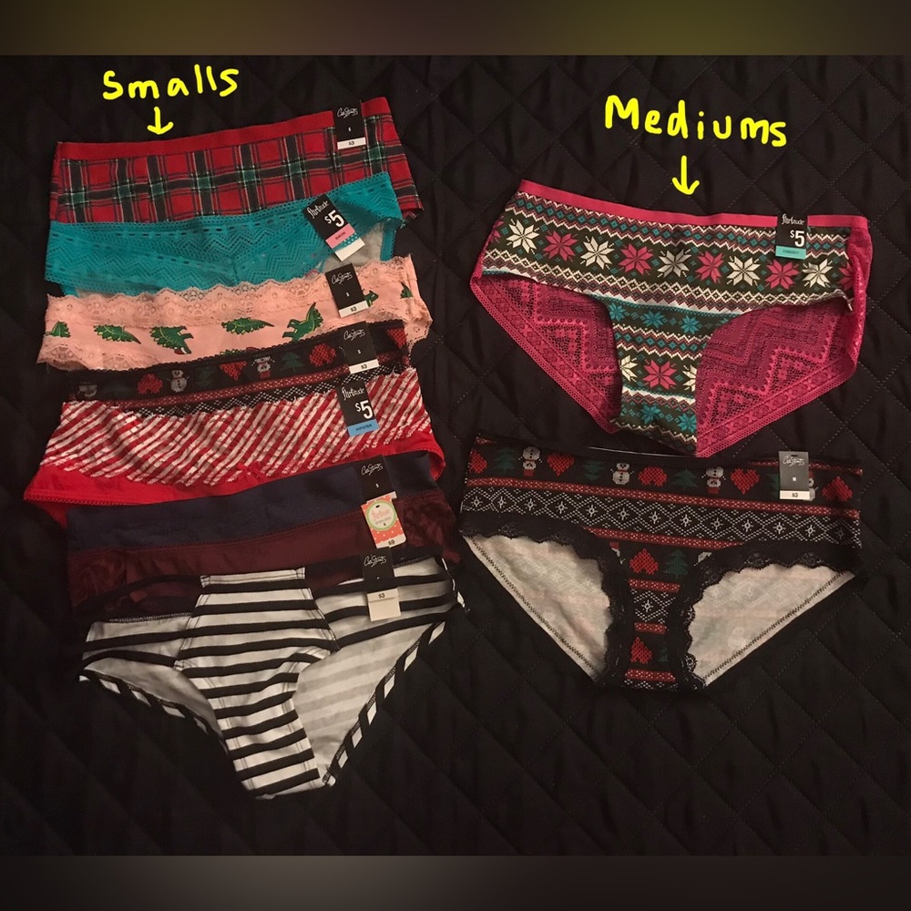 NWT Panties Small & Medium (10 Pair Total)